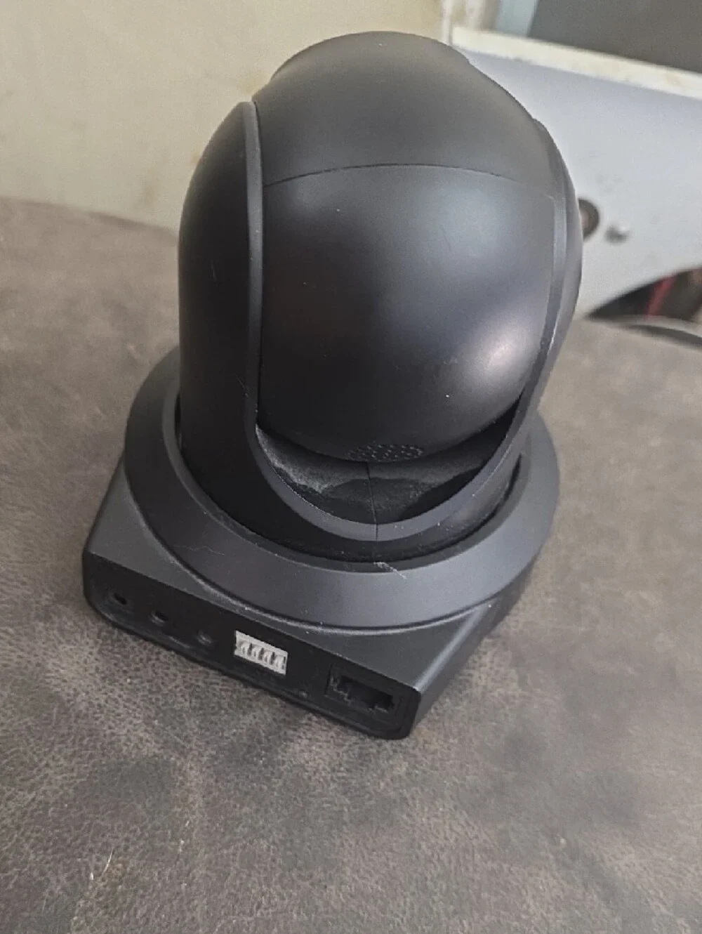 Crest Black PTZ Indoor Dome Webcam with Rotating Lens